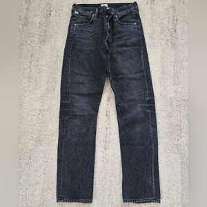 Citizens of Humanity Charlotte High Rise Straight 25 Black